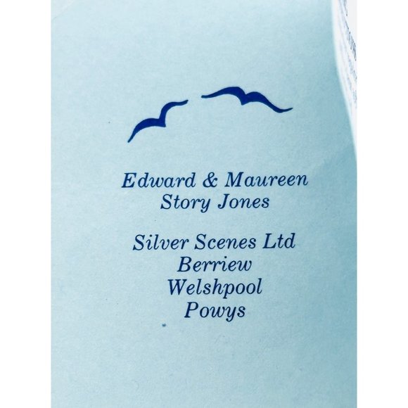 Vintage Silver Scenes Butterfly and Flowers Brooch/Pin - Made in Wales - Picture 11 of 13